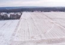 Residents of Jersey Township Concerned for Economic Impact An aerial photo shows land in Licking County, Ohio