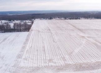 Residents of Jersey Township Concerned for Economic Impact An aerial photo shows land in Licking County, Ohio